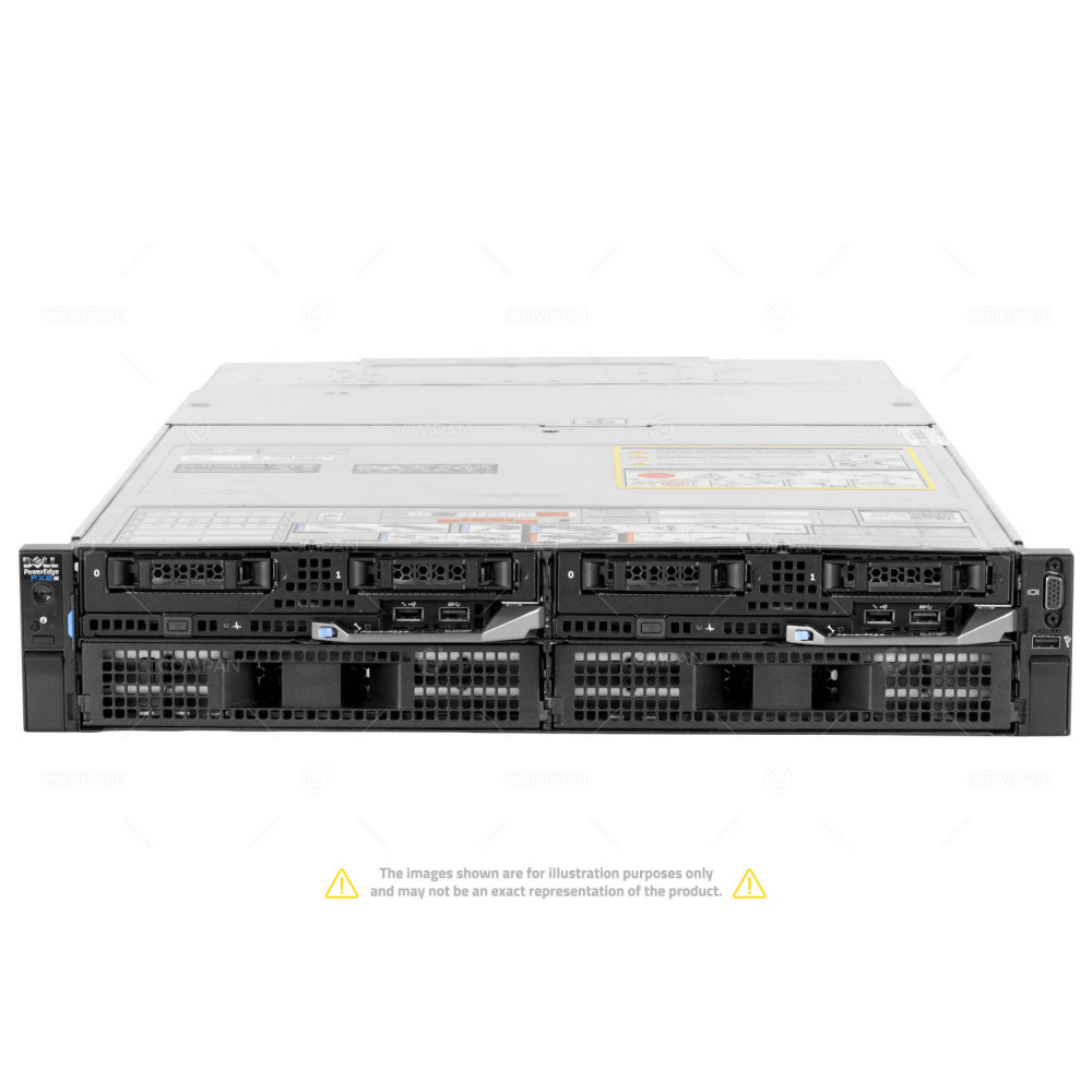 Dell PowerEdge FX2S 2x FC630 2SFF 4x Xeon E5-2698 V4 256GB RAM 4x 240GB SATA SSD 
